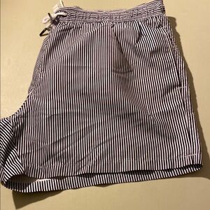 Striped Men's Swim Board Shorts